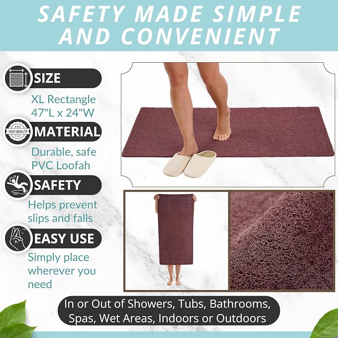 Soft Shower Mat Non Slip - Image 3