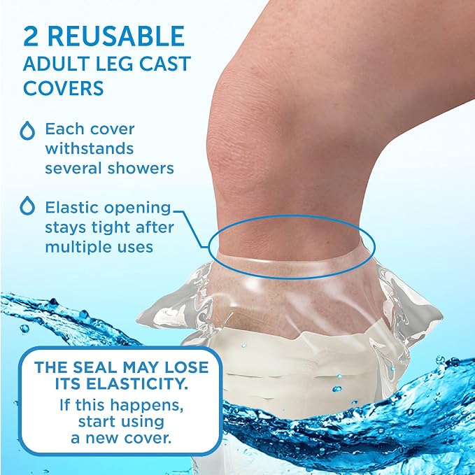 100% Waterproof Cast Covers for Shower Leg - Image 6