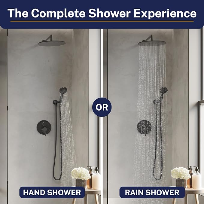 HammerHead Solid Metal Rain Shower System Set - Image 2