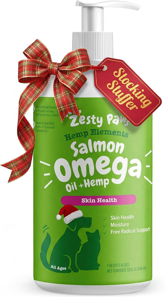 Zesty Paws Salmon Omega Oil Hemp by ZestyPaws