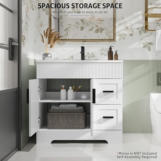 eclife 36" Bathroom Vanities Sink Combo - Image 4