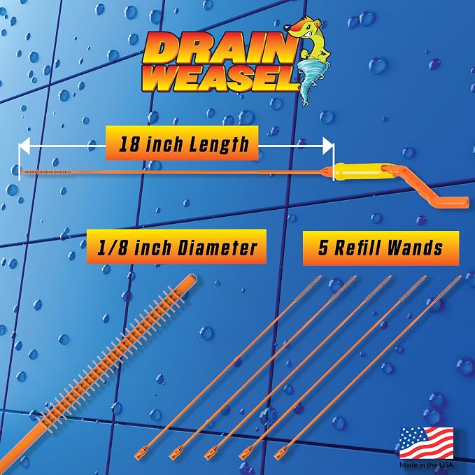FlexiSnake Pro Drain Weasel Sink Snake Cleaner - Image 7