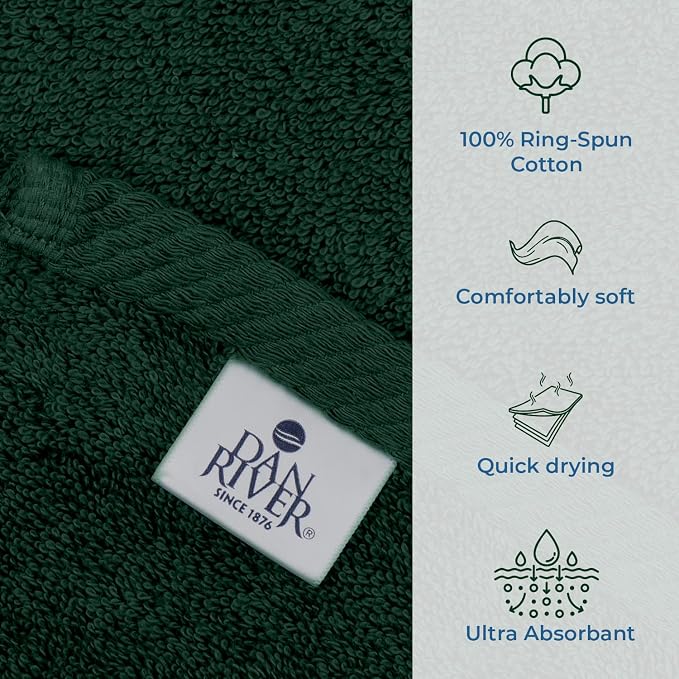 DAN RIVER Pack of 1 Bath Sheet 40x80 Inches, Oversized Bath Towels Extra Large - Image 6