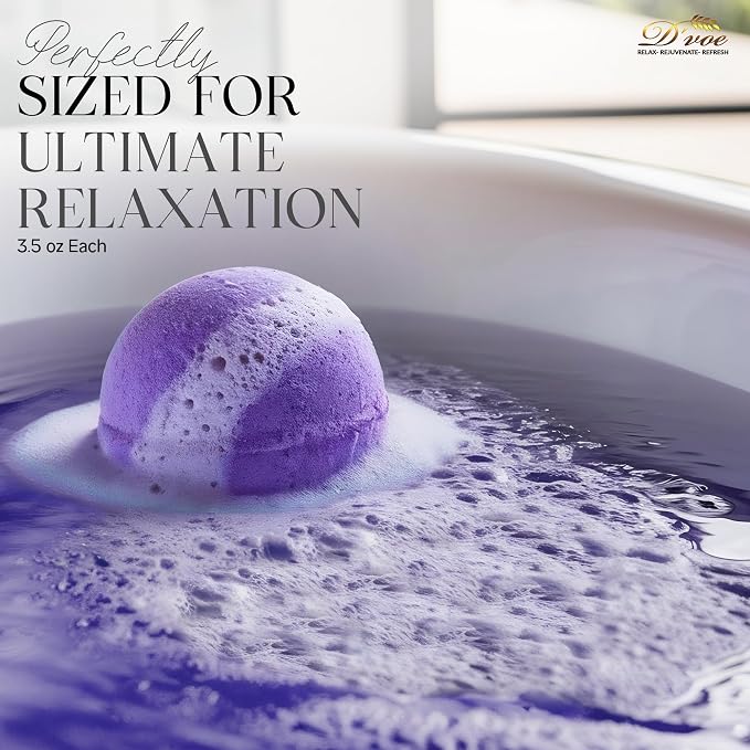Bath Bombs Gift Set, XXL 4.2oz 12Pcs. All Natural Handmade Bathbombs - Image 6