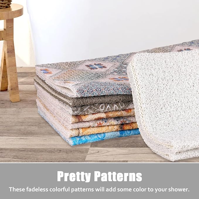 Square Shower Mat Non Slip: 24x24 Inch Shower Floor Mat - Image 6