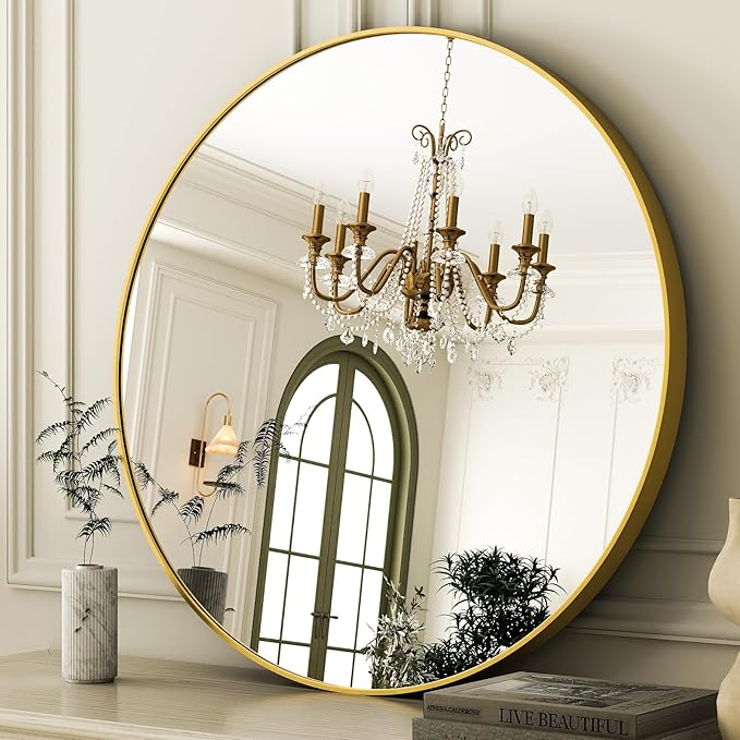 24 Inch Round Bathroom Mirror - Image 2