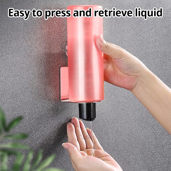 6Pcs Resizable Soap Bottle Dispenser Holder Wall Mount - Image 2