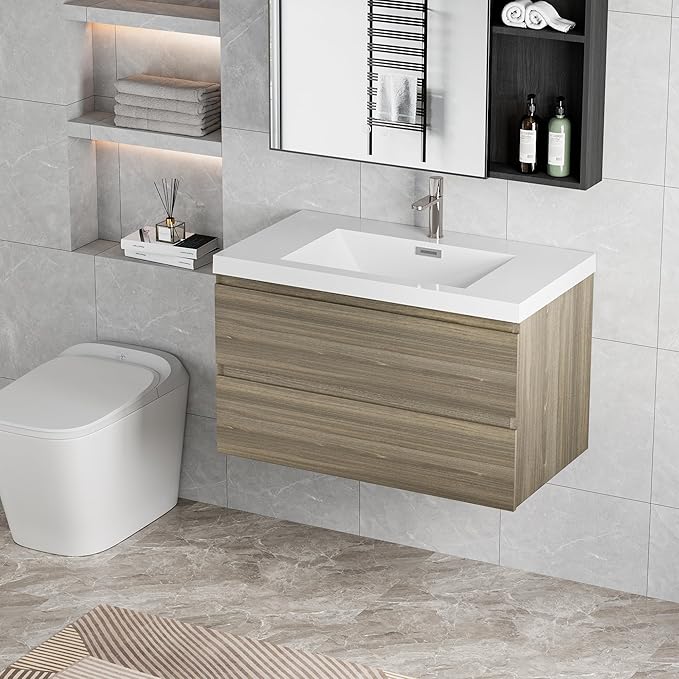 36" Floating Bathroom Vanity by Unknown