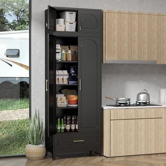 90" Pantry Kitchen Cabinet by For30YearsWehavespecializedinsteelfurniture
