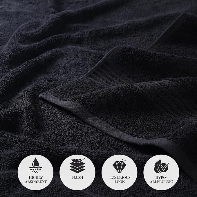 Superior Egyptian Cotton 4-Piece Bath Towel Set - Image 8