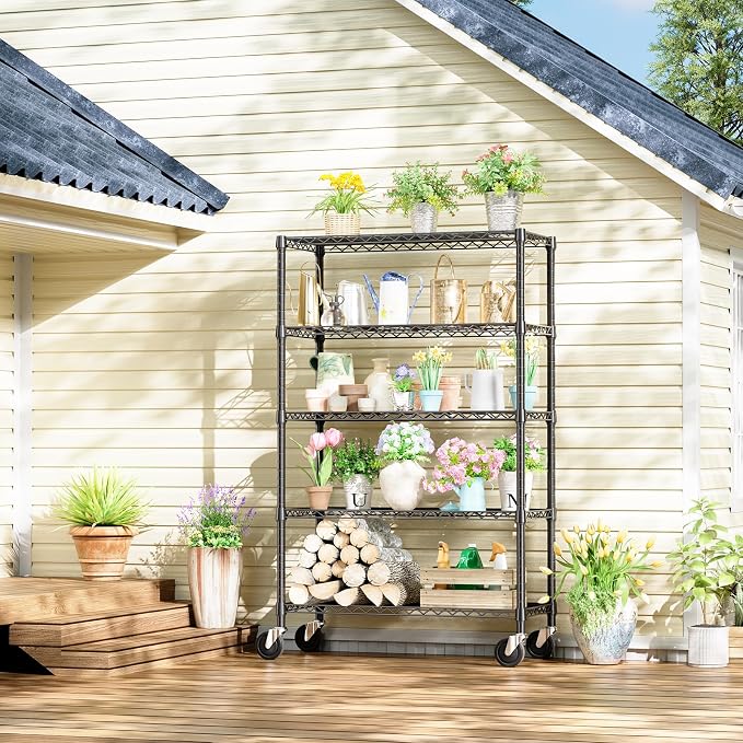 IZEUK 5-Tier Storage Shelving Unit - Image 2