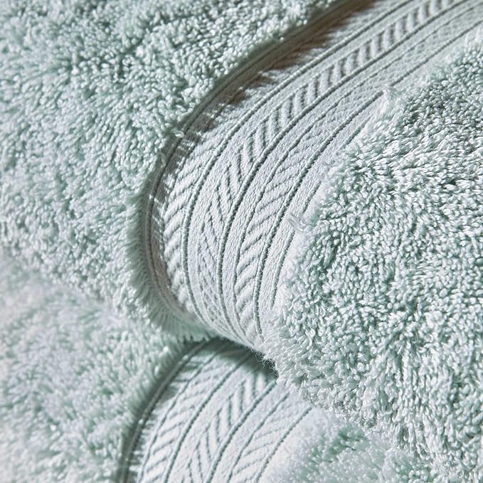 Christy Renaissance 4 Piece Blue Towel Set | 100% Egyptian Cotton | Luxury - Image 3