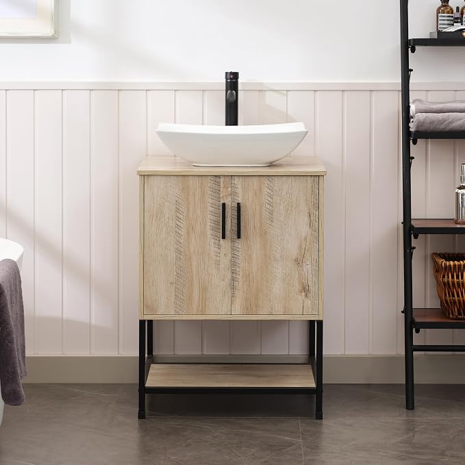 UEV Rustic Oak 24" Bathroom Vanity by YourHomeExcellentVendor