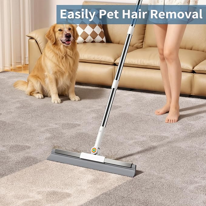Squeegee Broom for Floor, Rubber Silicone Magic Broom - Image 8
