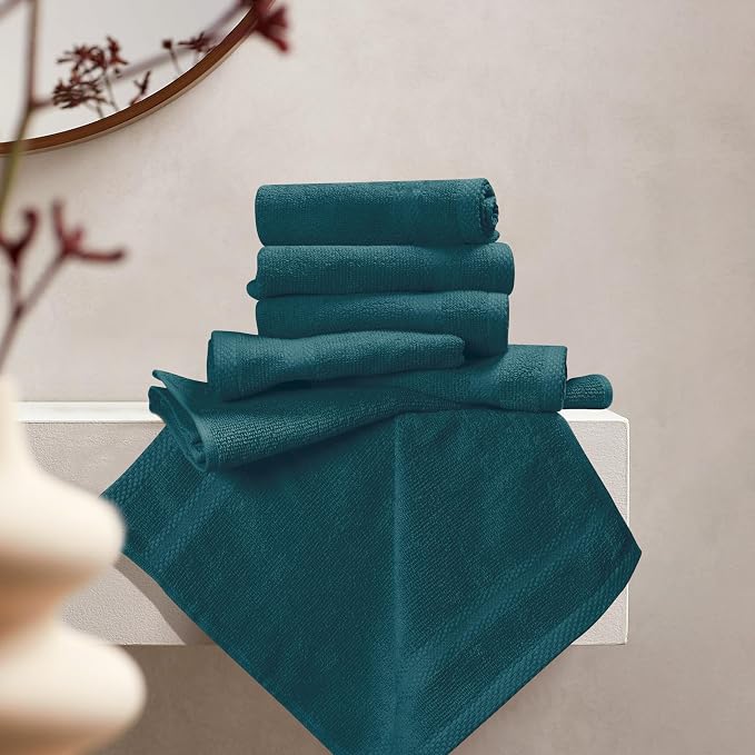 GLAMBURG Ultra Soft 12-Piece Washcloths Set 13x13-100% Ringspun Cotton - Image 3