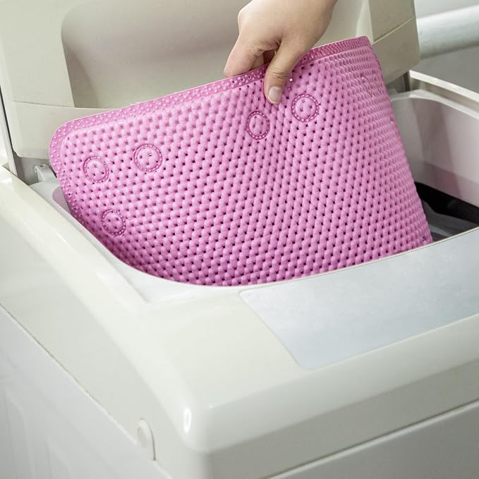 Non Slip Bathtub Mat 36” X 17” Shower Mat Soft Foam Bath Mats - Image 7
