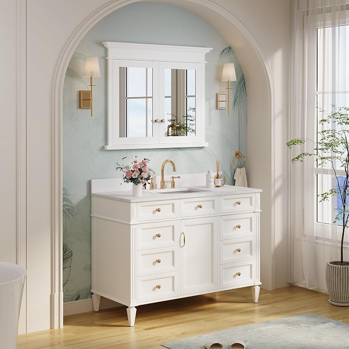 WELLFOR40 x 32" Bathroom Medicine Cabinet - Image 6