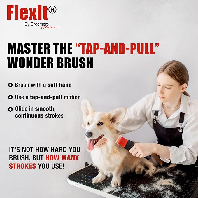 FlexIt Flexible Slicker Brush for Dogs - Image 9