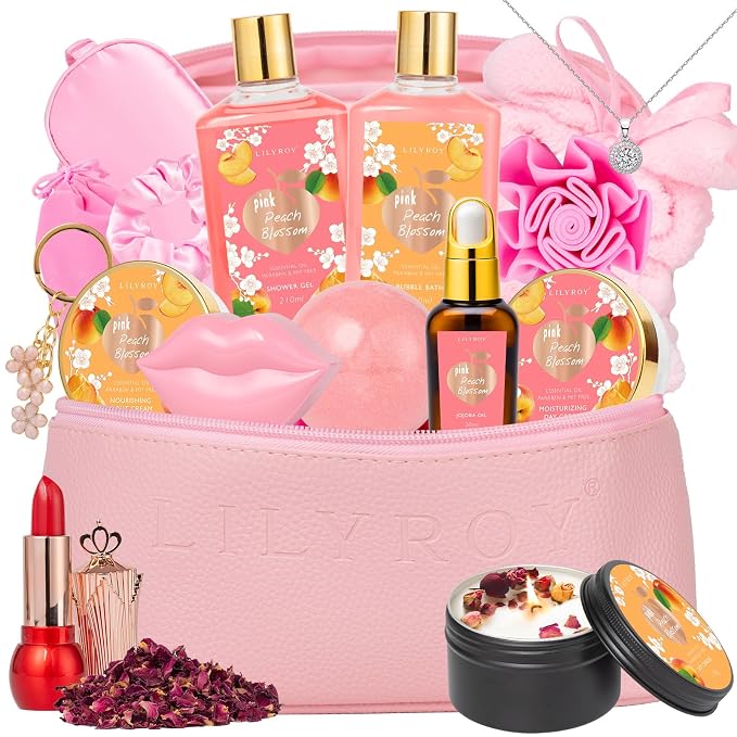 Christmas Gifts for Women Gift -20-Piece Luxury Bath and Body Gift Bath Gift by LILYROY