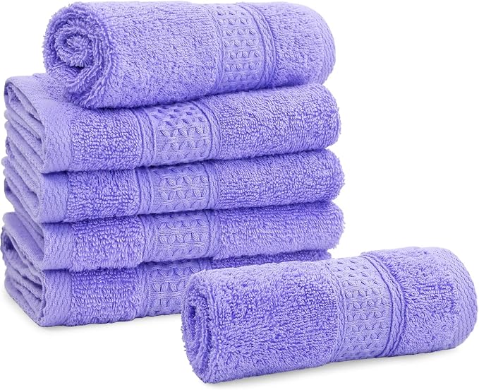 Cleanbear Wash Cloths Cotton Facecloths, Large Face Cloths 6 Ultra-Soft - Image 7