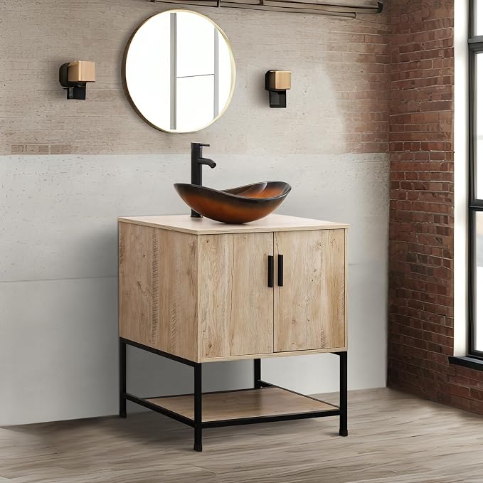 UEV Rustic Oak 30" Bathroom Vanity - Image 5