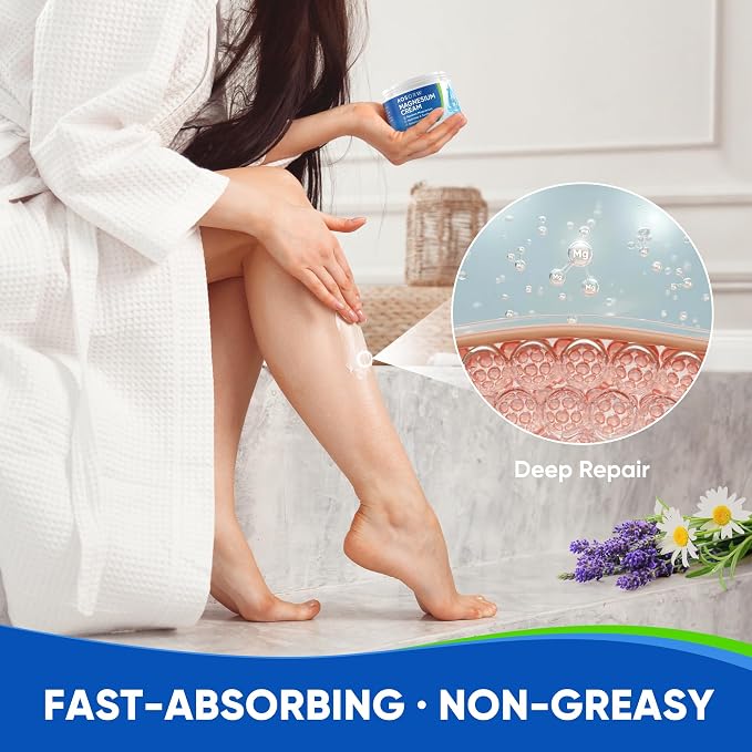 Topical Magnesium Cream for Sleep – Soothing Magnesium Lotion for Legs - Image 5