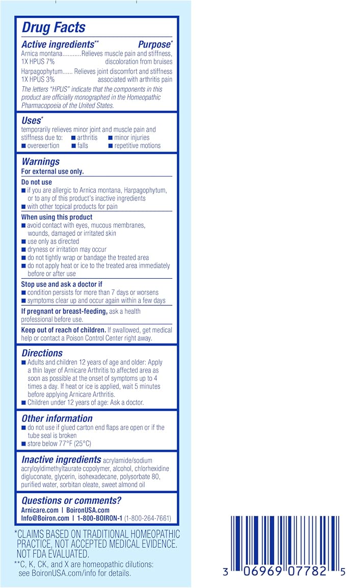 Boiron Arnicare Arthritis Cream - Image 8