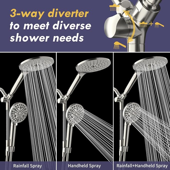 HOWUWEY Filtered Dual Shower Head - Image 4