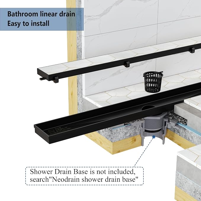 Neodrain 30-Inch Linear Shower Drain - Image 8