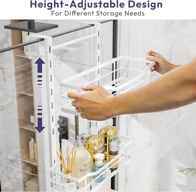 SWTYMIKI Over the Door Shower Caddy - Image 3