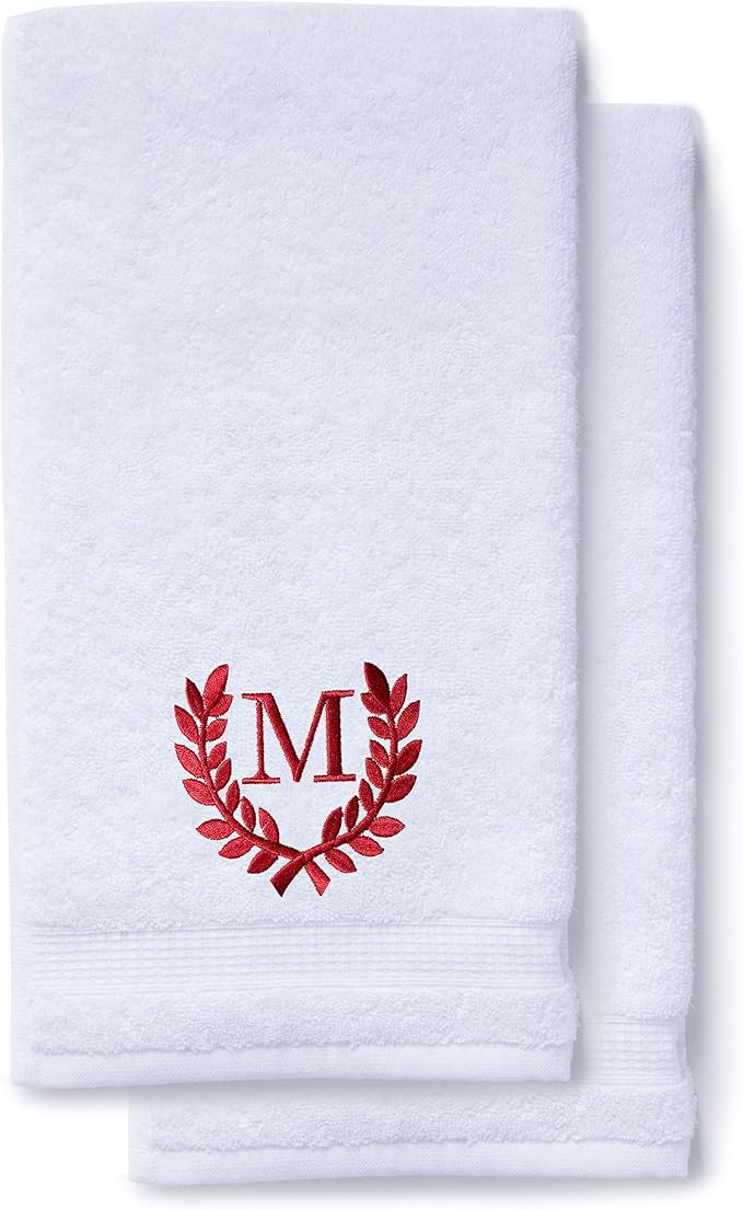 Decorative and Monogrammed Hand Towels by Turquaz