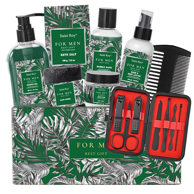 Christmas Bath and Body Gift Basket Set by SaintRoy