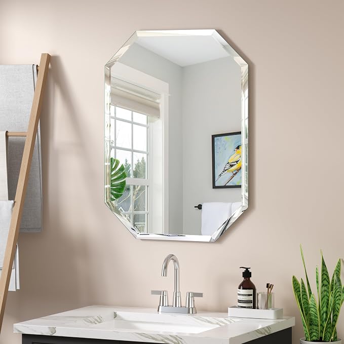 Silver Wall Mirror-Beveled Edge Frameless Mirror - Image 7