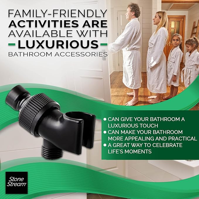 Original StoneStream Adjustable Wall Shower Adapter and Holder - Image 4