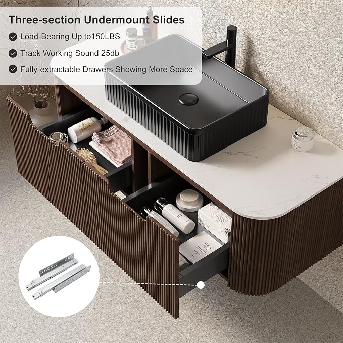 48" Floating Bathroom Vanity - Image 5