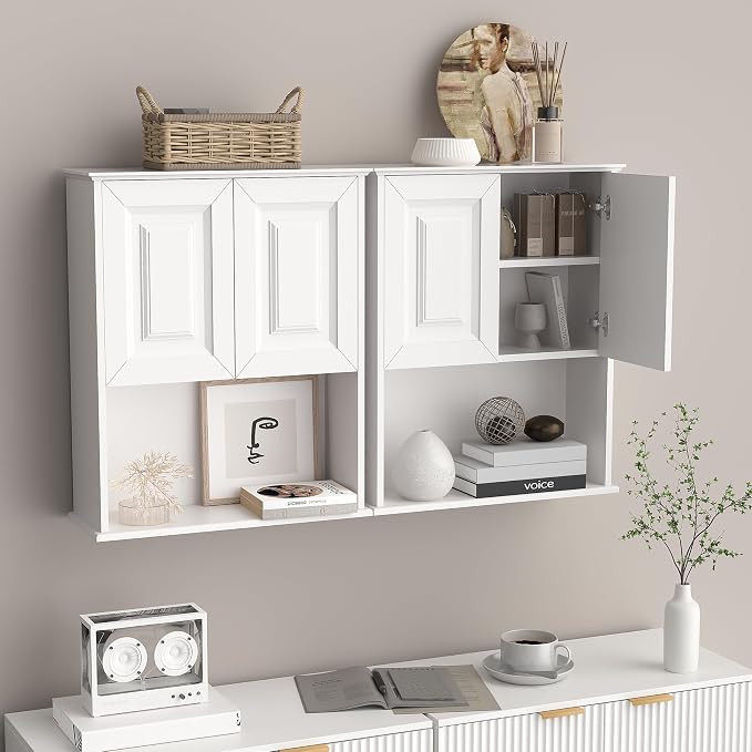 Bathroom Wall Cabinet Wooden - Image 5
