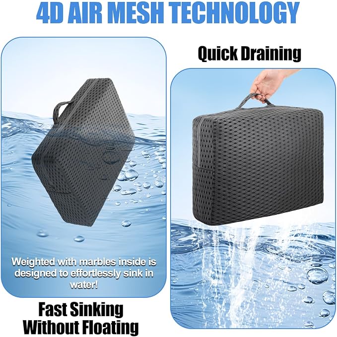 2 Pcs Hot Tub Booster Seat Weighted Spa Bathtub Booster Cushion - Image 3