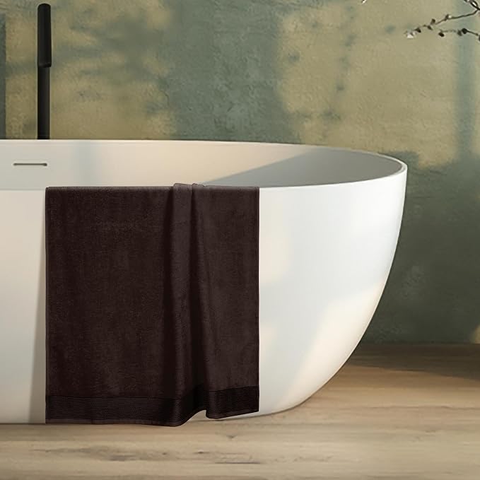 Belizzi Home Cotton 2 Pack Oversized Bath Sheet 35 x 70, Large Bath Sheet - Image 4