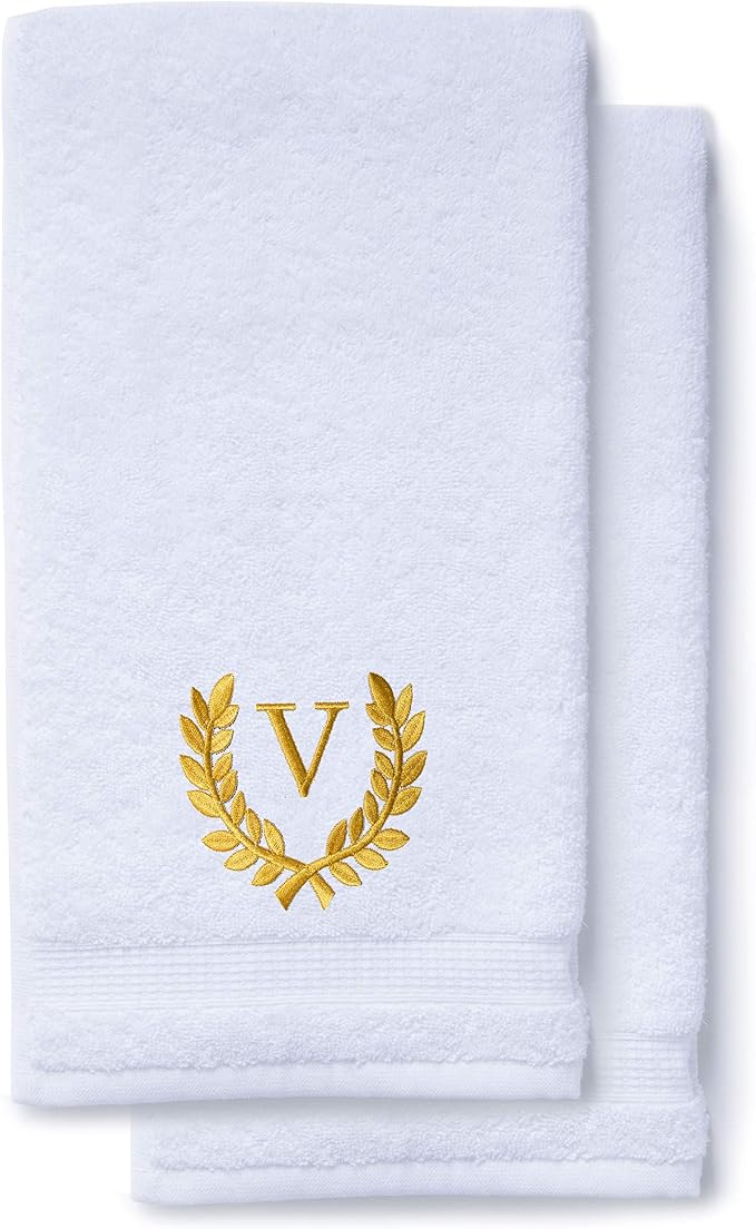 Decorative and Monogrammed Hand Towels by Turquaz