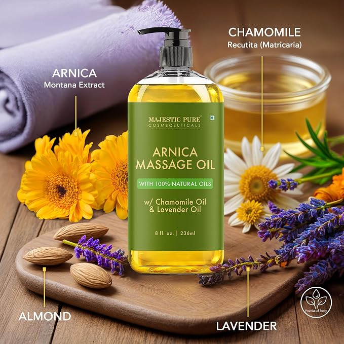 MAJESTIC PURE Arnica Massage Oil - Image 3
