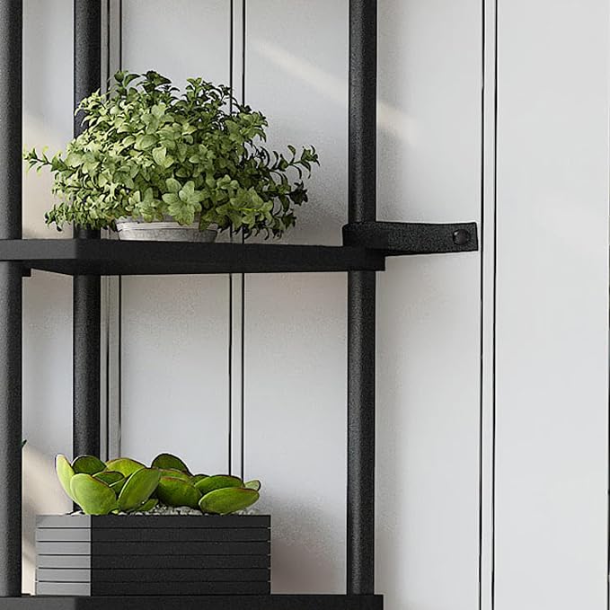 6 Tier Corner Shelf, 66.5'' Tall Standing Shelf, Narrow Display Shelf Stand - Image 8