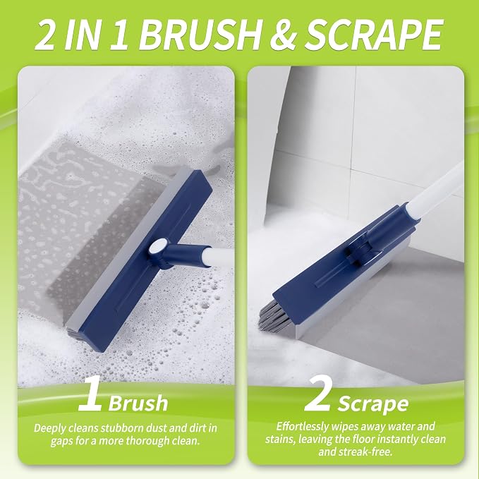 Grout Brush with Long Handle, Grout Cleaner Brush - Image 3