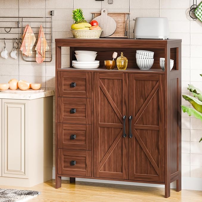 Vabches Farmhouse Storage Cabinet - Image 5