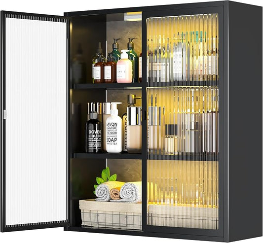 Laundry Room Cabinets Wall Mounted, Bathroom Wall Cabinet by YILFANA