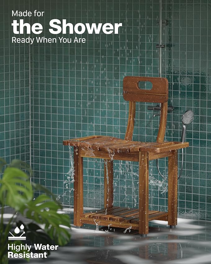 BLUEWEST 23.4'' Shower Chair - Image 6