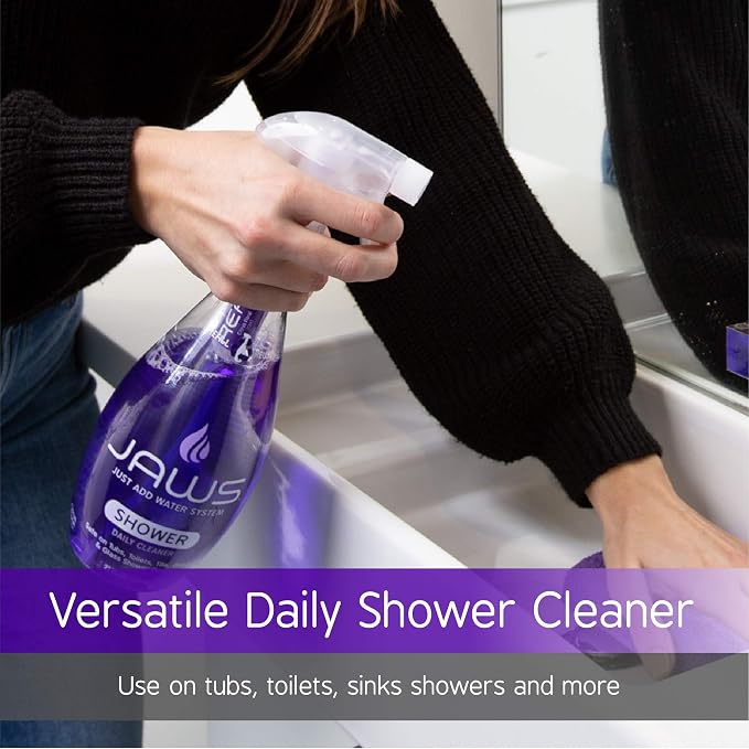 JAWS Cleaners Home Cleaning Kit, Shower and Hardwood Floor, 2 Refill Pods - Image 7