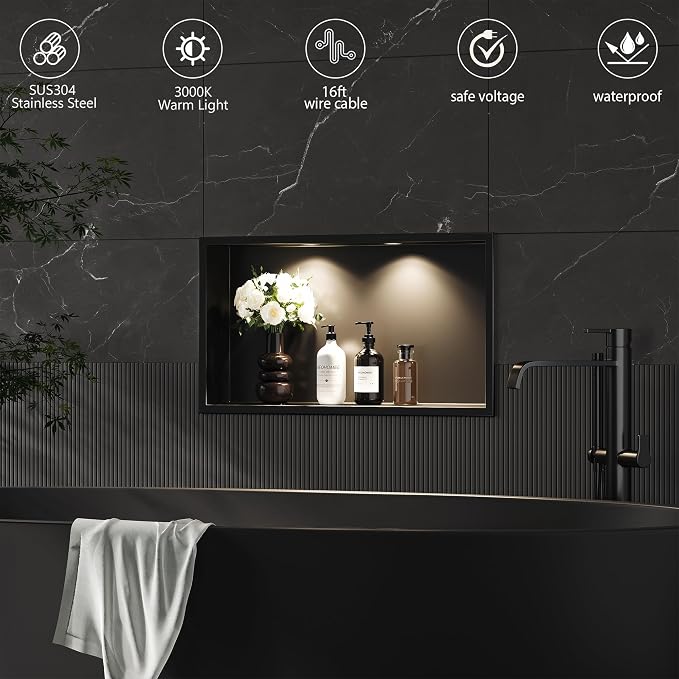 Neodrain 20X12Inch Shower Niche - Image 4