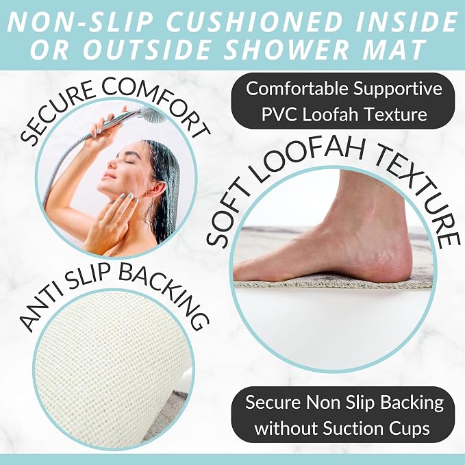 Non Slip Bathtub Mat Shower Mat - Image 2