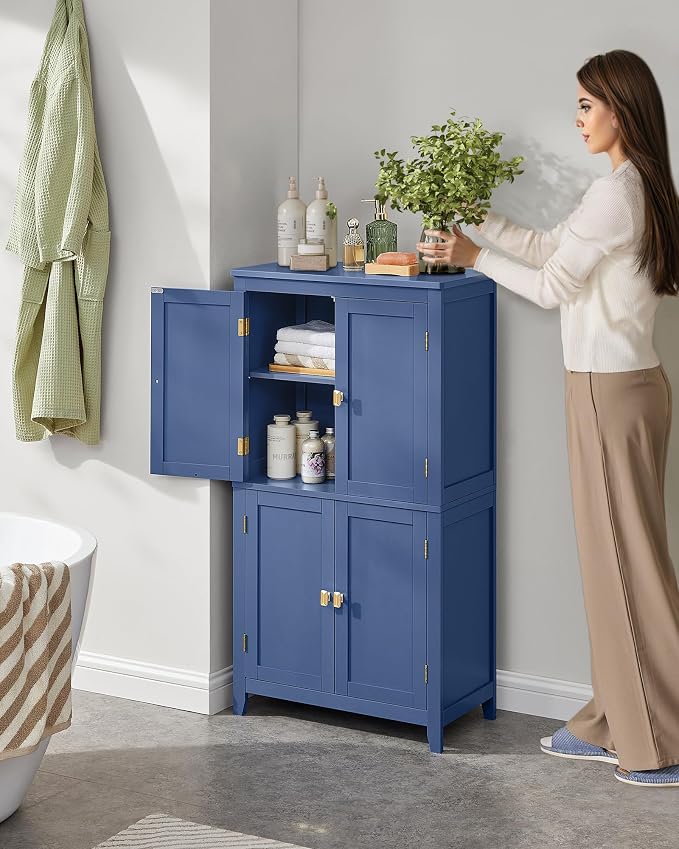 VASAGLE Floor Storage Cabinet, Freestanding Storage Unit - Image 2