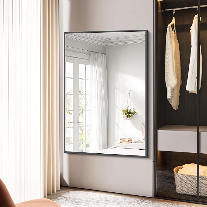 BONEWEI Bathroom Mirror, 55x36 inch Large Wall Mirror - Image 4